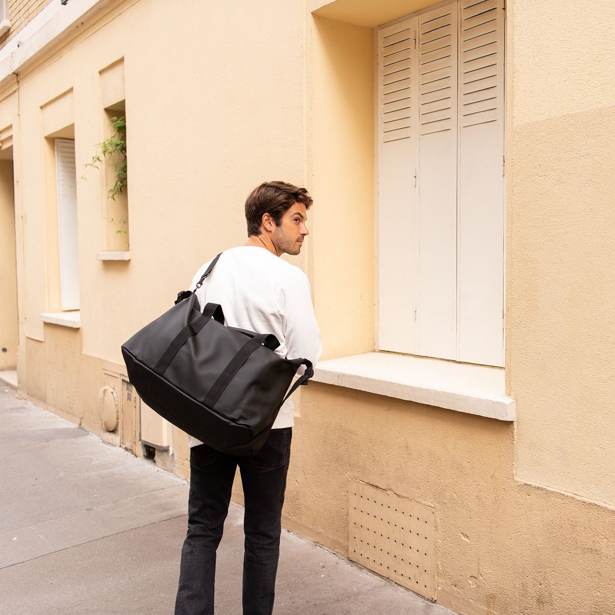 Sac de voyage weekender – Rains, sac imperméable 36L design avec grand compartiment, idéal pour escapades urbaines