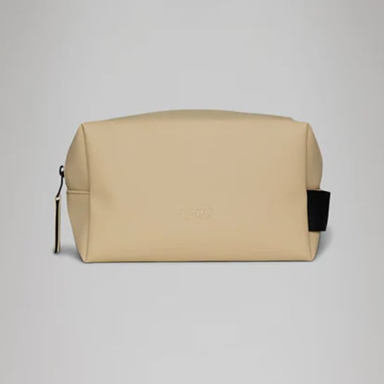 Trousse de toilette Rains – Étanche & compacte, fermeture zippée, tissu PU imperméable – Design danois minimaliste