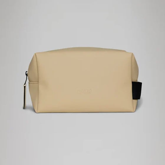 Trousse de toilette Rains – Étanche & compacte, fermeture zippée, tissu PU imperméable – Design danois minimaliste