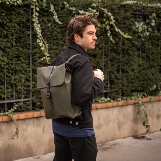 Sac à dos Rucksack Rains – Rains, sac imperméable 12L en PU, design compact pour ordinateur portable, idéal contre la pluie