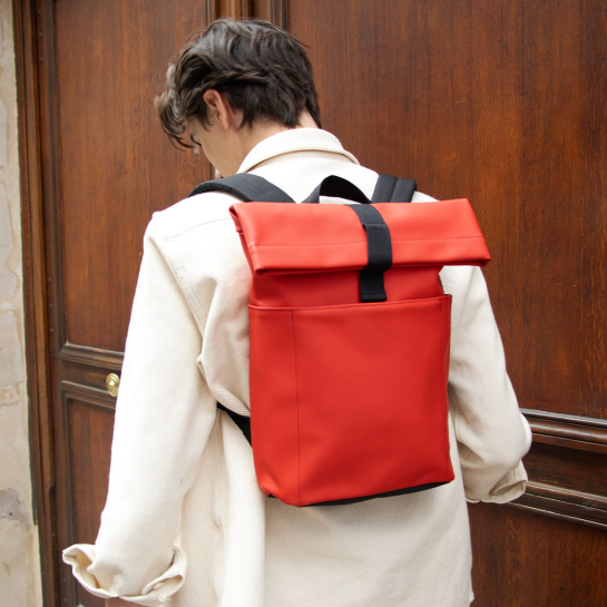 Sac rolltop Macro Ucon Acrobatics – Sac à dos extensible en polyester recyclé, design unisexe et imperméable, style berlinois