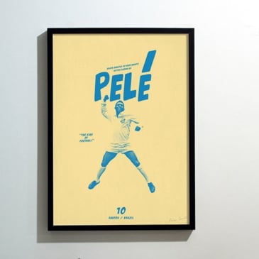 Affiche d'art Pelé