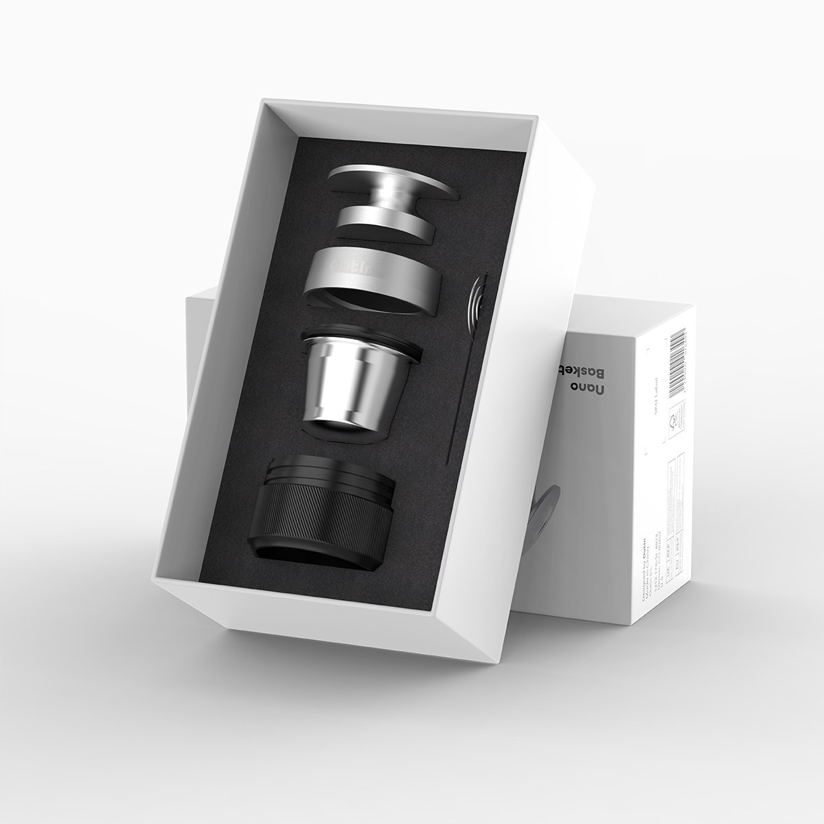 Extension Outin double expresso – Accessoire pour machine à café portable, double dose, café moulu & capsules