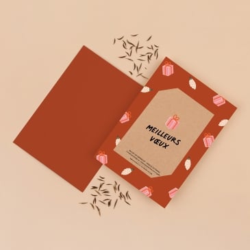 Carte à planter "Meilleurs vœux" (image 2)