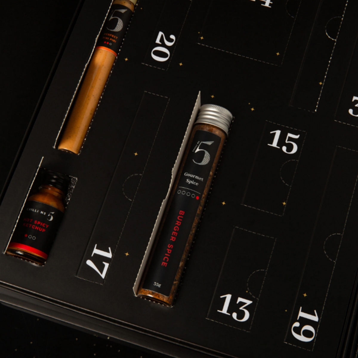 Calendrier de l'Avent sauces piquantes - Les Raffineurs