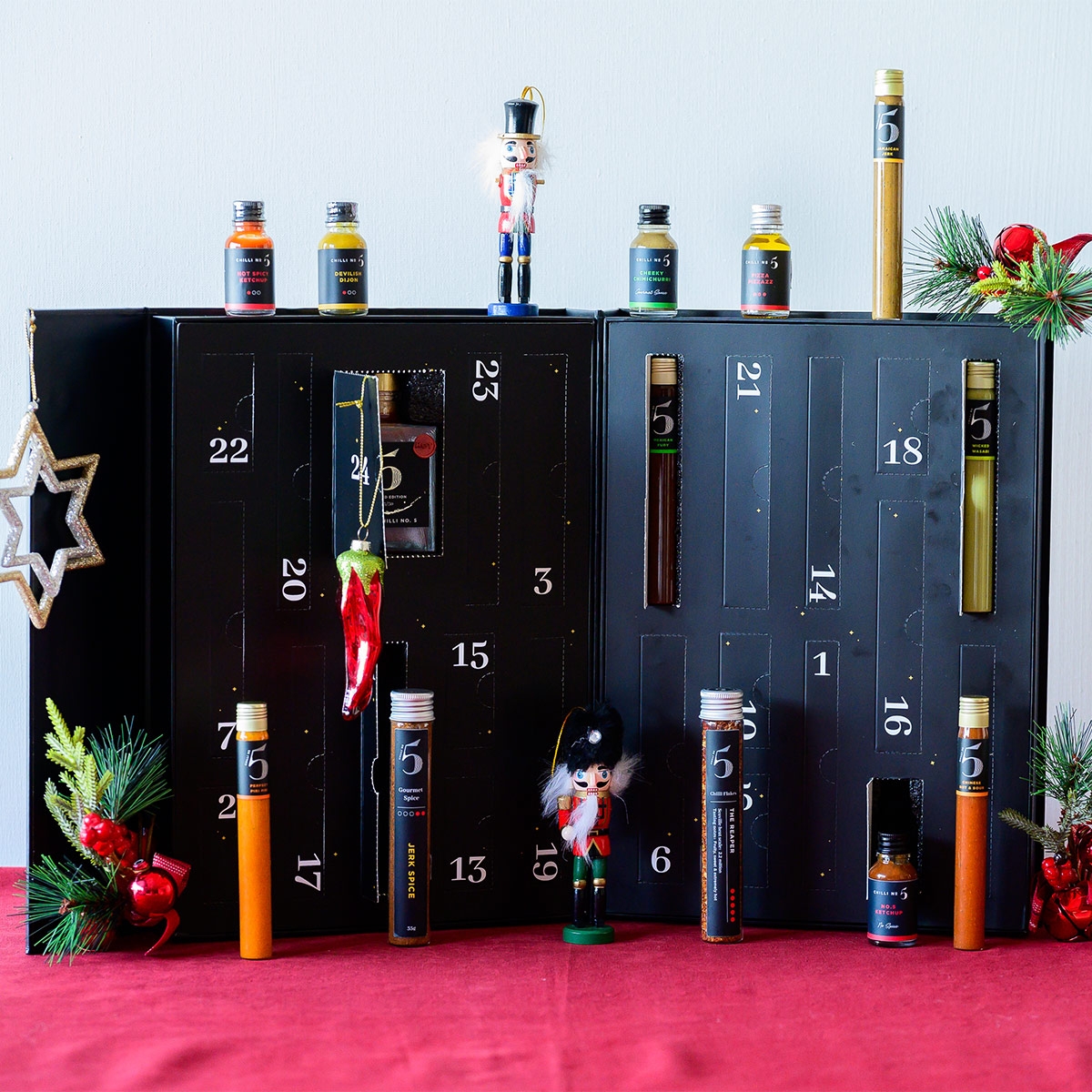 Calendrier de l'Avent sauces piquantes - Les Raffineurs