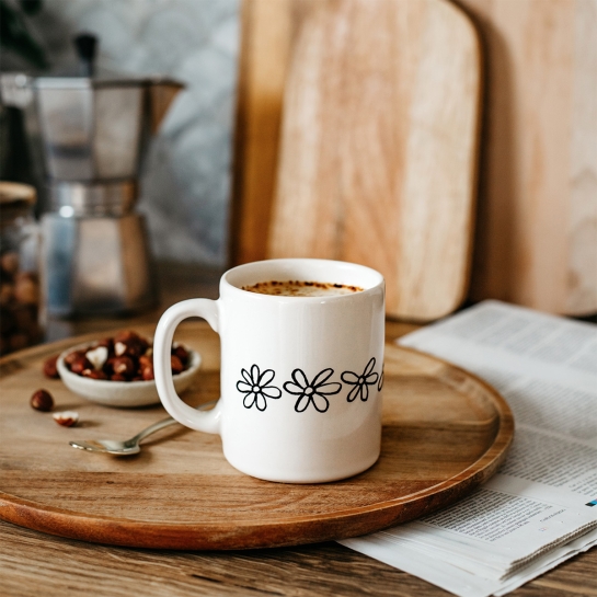 Mugs Love – Okuri, collection de mugs en faïence sérigraphiés avec messages d’amour, 30 cl, design moderne fabriqué en Europe