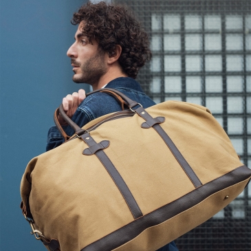 Sac weekend toile & cuir (image 2)