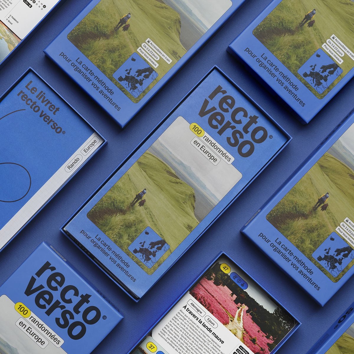 Coffret 100 randonnées en Europe – Guide complet & carte détaillée – Fabriqué en France par Les Others