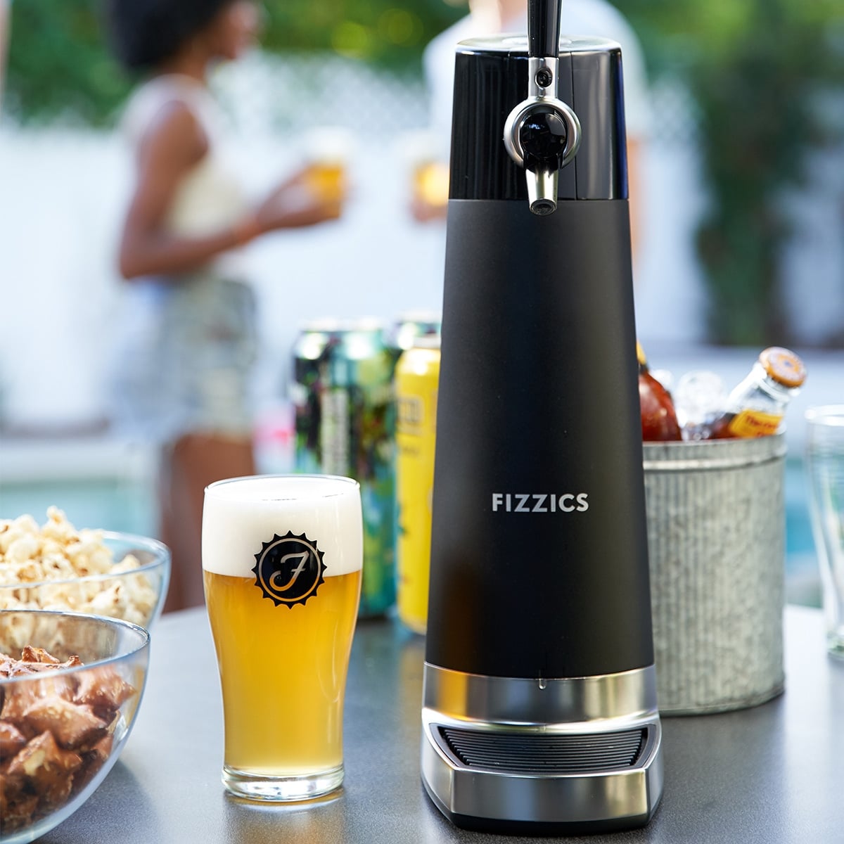 Tireuse à bière portable pour canettes et bouteilles - Idée cadeau homme - Sans fût - Fizzics