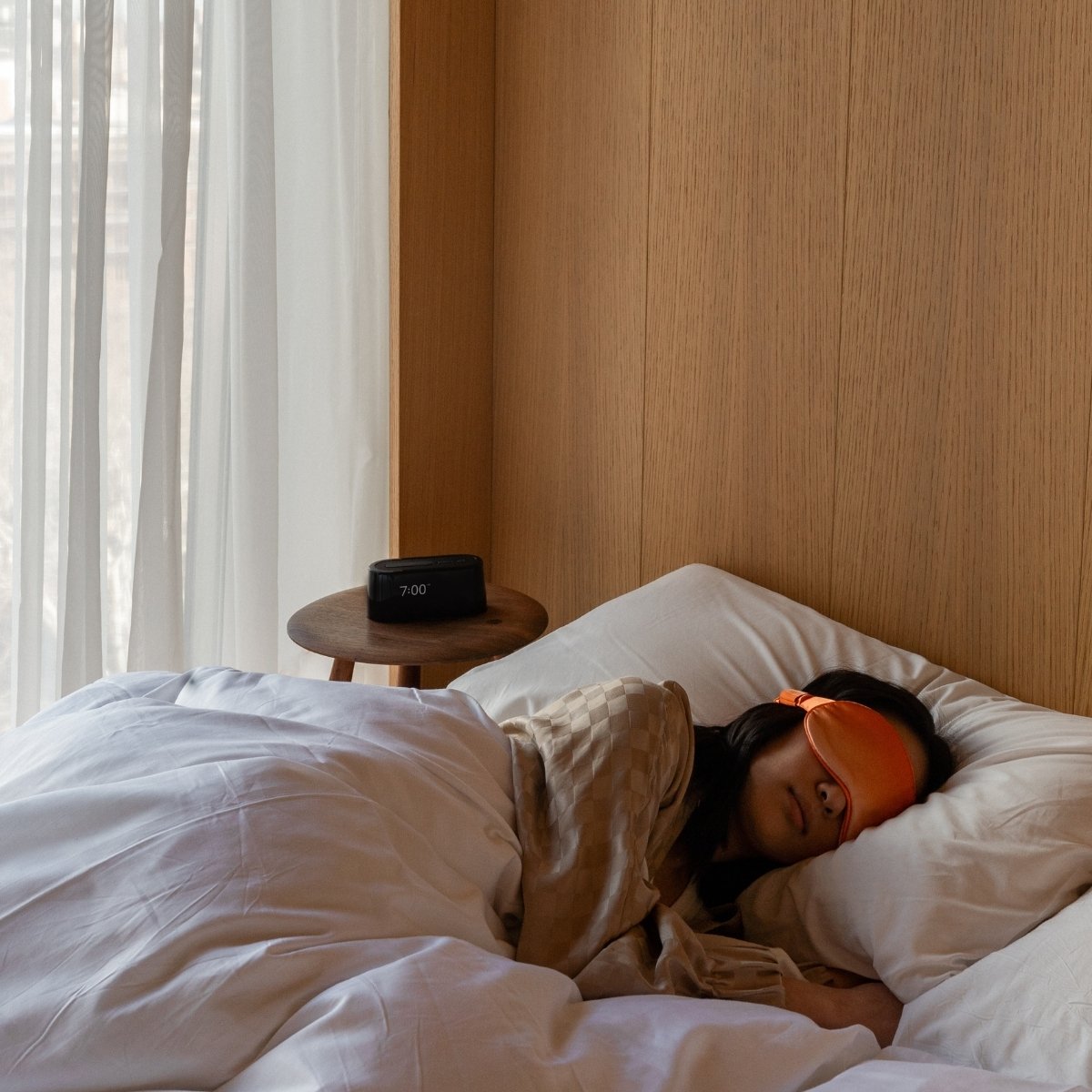 Réveil apaisant intelligent multifonctions Loftie - Réveil bien-être - Enceinte Bluetooth - Bruits blancs & méditation