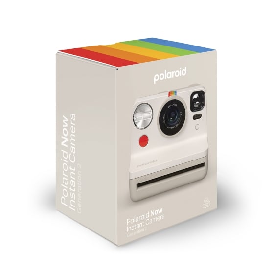 Polaroid Appareil photo Now Gen3 – Technologie nostalgique, flash précis, double expo, batterie rechargeable, design vintage