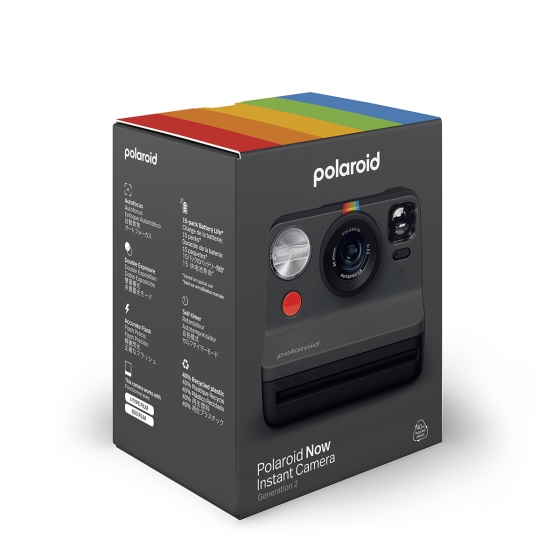 Polaroid Appareil photo Now Gen2 – Technologie nostalgique, flash précis, double expo, batterie rechargeable, design vintage