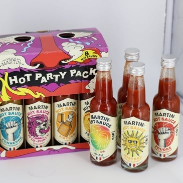 Coffret 8 sauces piquantes
