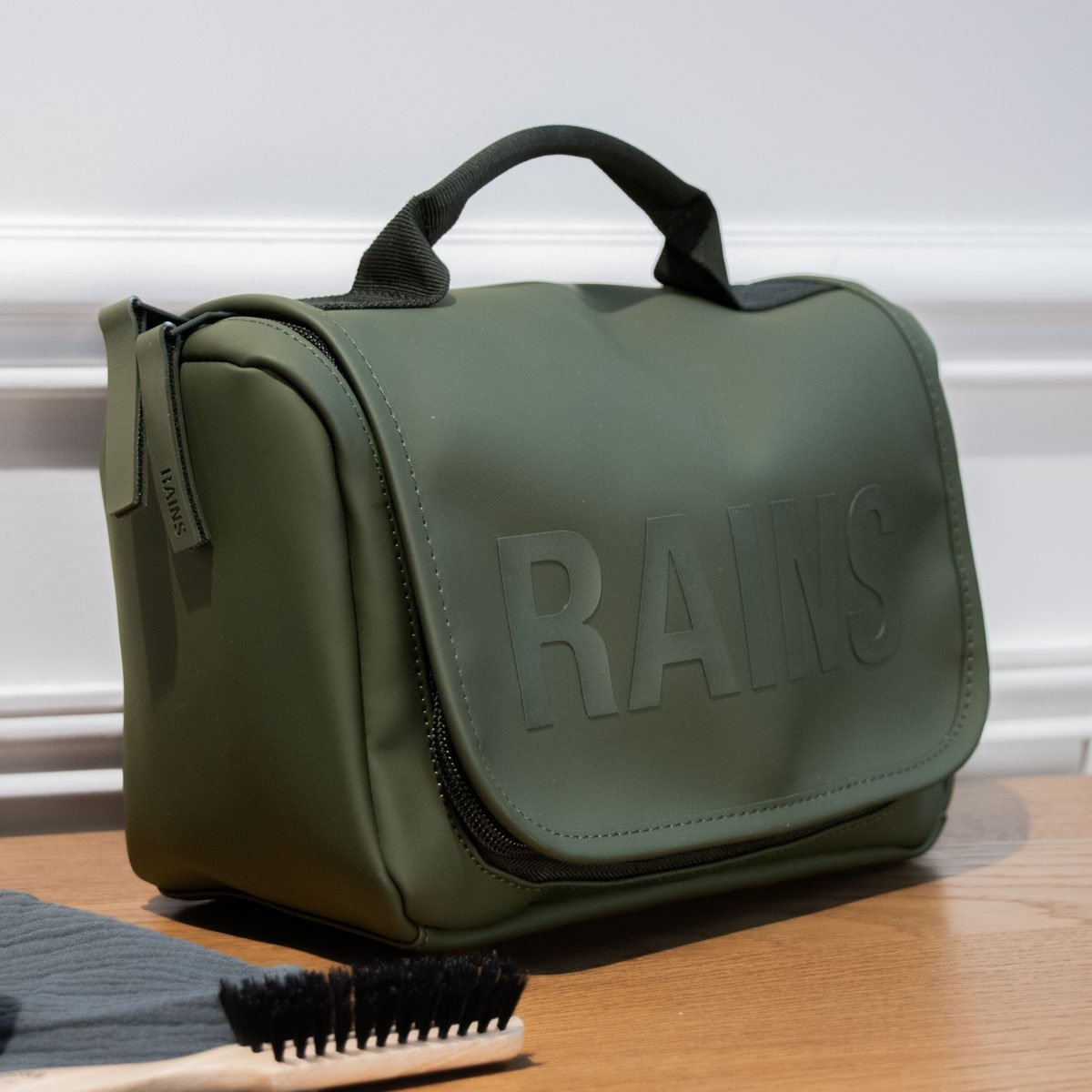 Trousse de toilette Texel Wash Bag Rains – Organisation ultra-fonctionnelle en PU imperméable, design compact et stylé