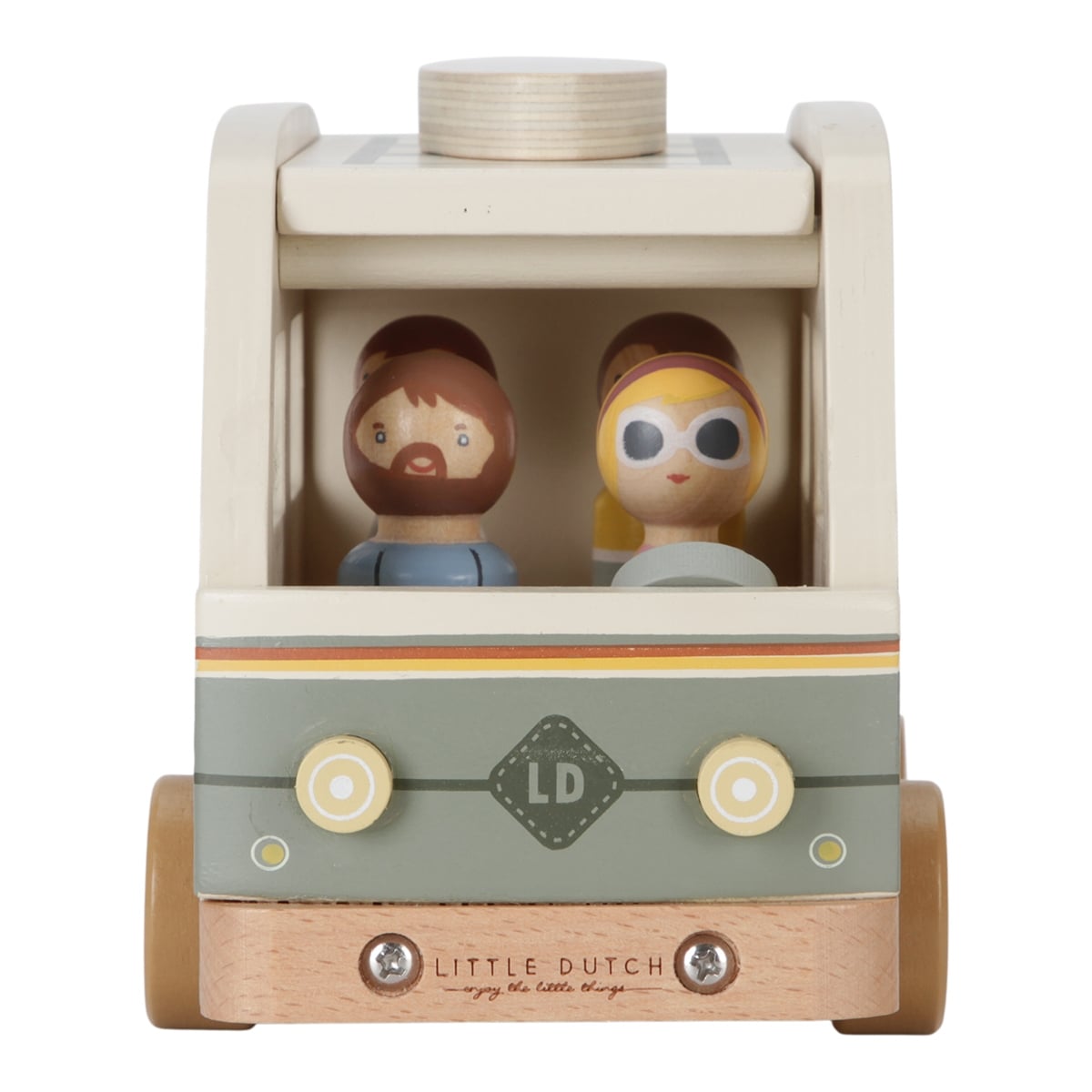 Camping-Car en Bois Little Dutch - Jouet Vintage Mini Figurines & Accessoires - Jeu d’Imagination - Bois (Little Dutch) - Image 6