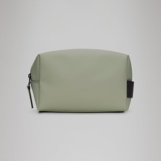 Trousse de toilette Rains – Étanche & compacte, fermeture zippée, tissu PU imperméable – Design danois minimaliste