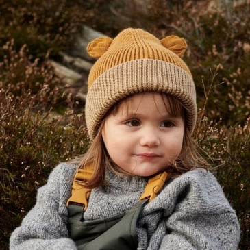 Bonnet à oreilles d’ours