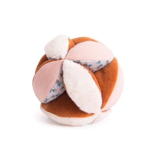 Balle Sensorielle Montessori Moulin Roty - Jouet Éveil Bébé | Textures Variées & Grelot Intégré