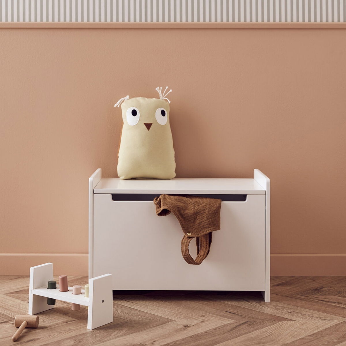 Peluche hibou - Kids Concept - Beige - Beige (Kids Concept) - Image 3