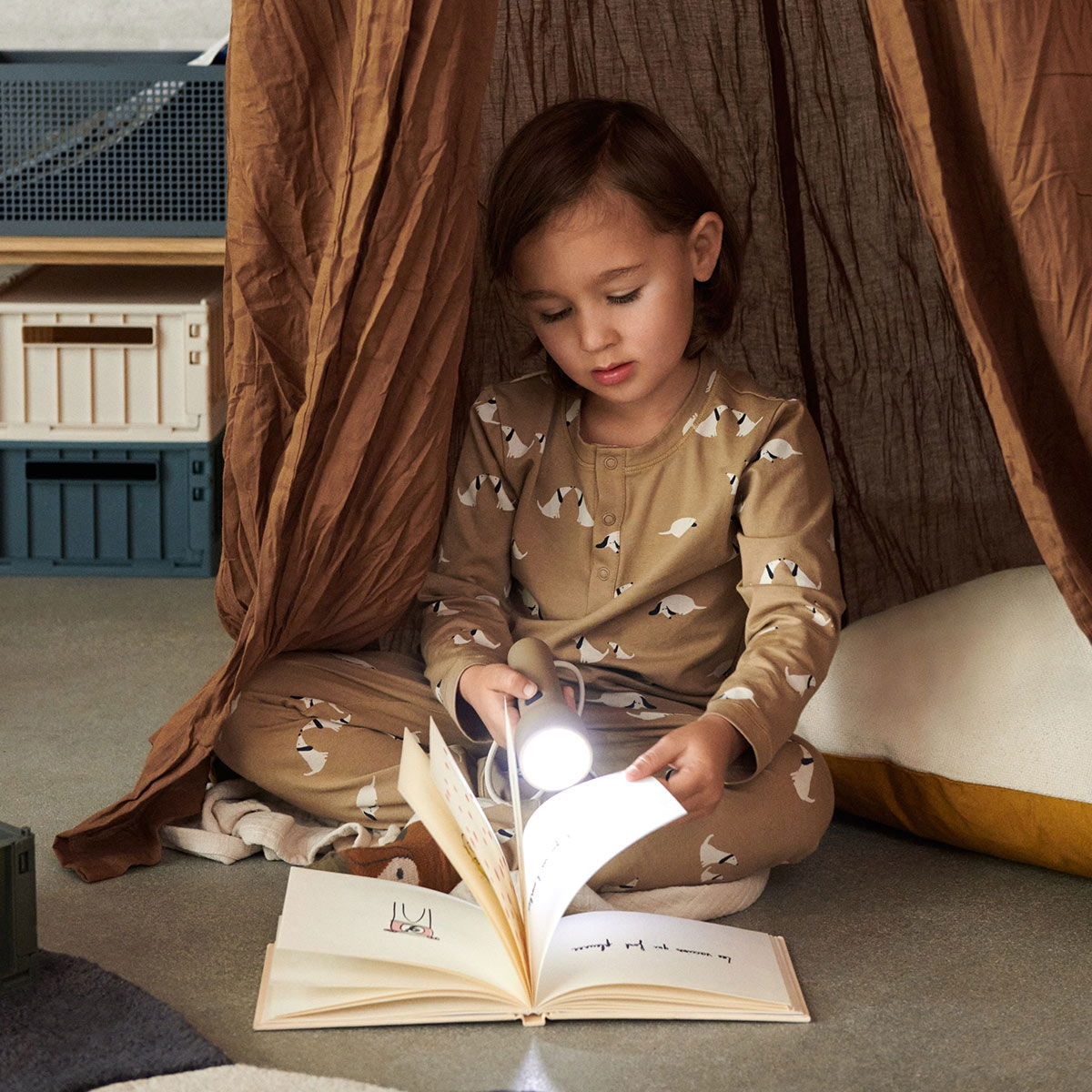 Lampe torche pour enfant Liewood – Silicone souple – Lampe rechargeable et résistante