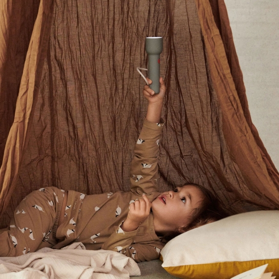 Lampe torche pour enfant Liewood – Silicone souple – Lampe rechargeable et résistante