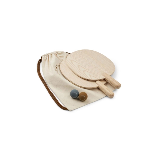 Set de raquettes de tennis en bois - Les Raffineurs