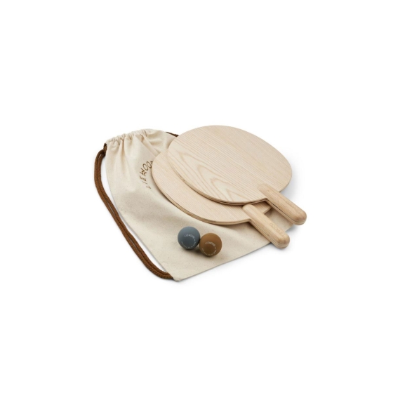 Set de raquettes de tennis en bois - Les Raffineurs