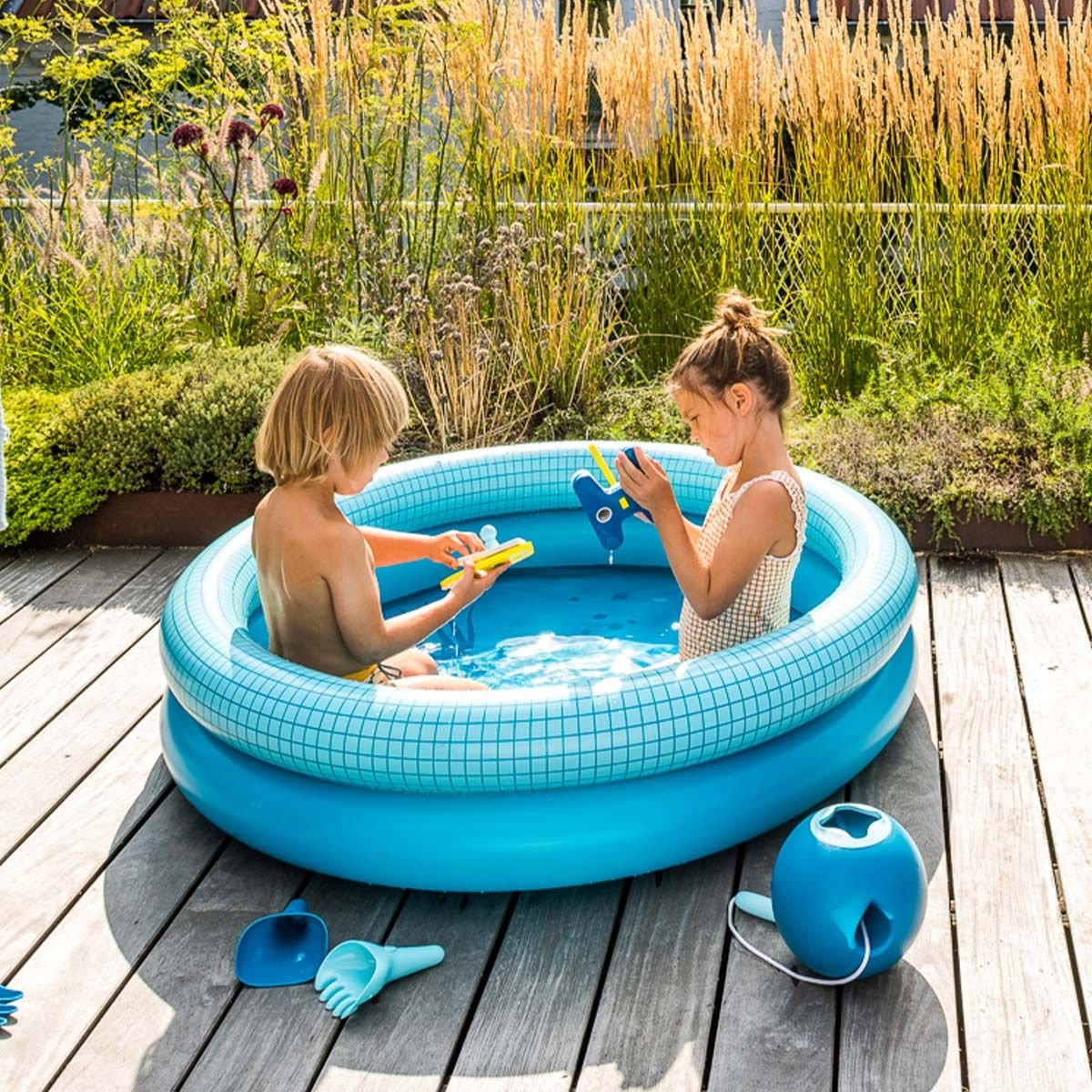 Piscine gonflable flashy - Quut - 80 x 20 cm - Bleu - 80 x 20 cm - Bleu (Quut) - Image 5