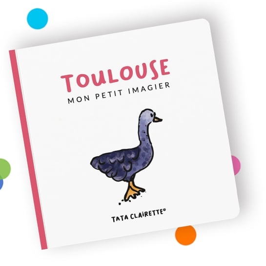 Imagier villes & régions Tata Clairette - Illustrations faites main - Éveil et découverte locale