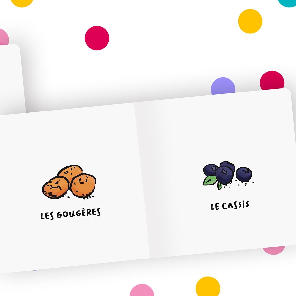 Imagier villes & régions Tata Clairette - Illustrations faites main - Éveil et découverte locale