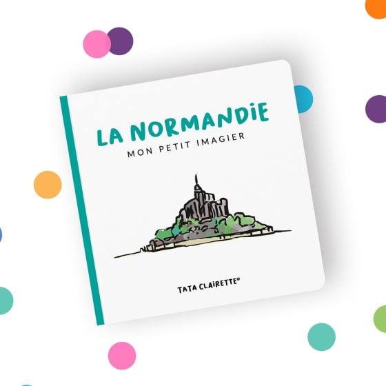 Imagier villes & régions Tata Clairette - Illustrations faites main - Éveil et découverte locale