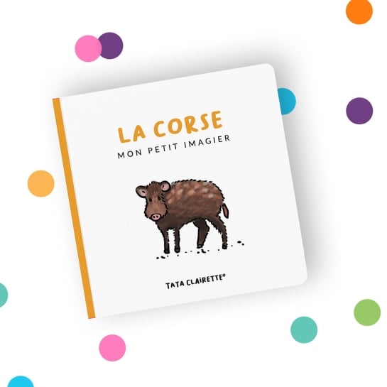 Imagier villes & régions Tata Clairette - Illustrations faites main - Éveil et découverte locale