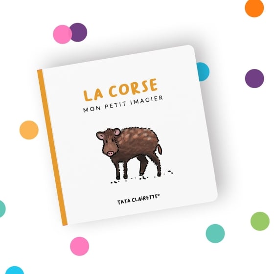 Imagier villes & régions Tata Clairette - Illustrations faites main - Éveil et découverte locale