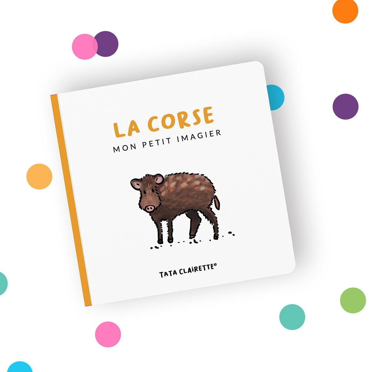 Imagier villes & régions Tata Clairette - Illustrations faites main - Éveil et découverte locale