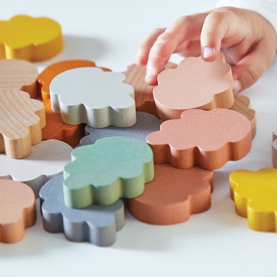 Jeu d’équilibre en bois Janod - Fourmi géante et 20 feuilles - Développe motricité et patience