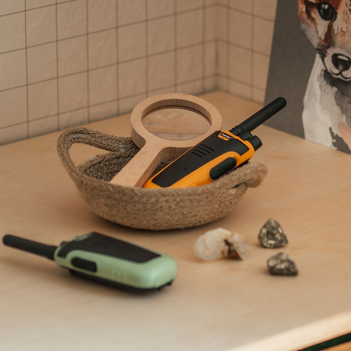 Talkie-Walkie Enfant Kidywolf - Communication Longue Portée 6 km | Jouet Espion Rechargeable USB-C (Kidywolf) - Image 5