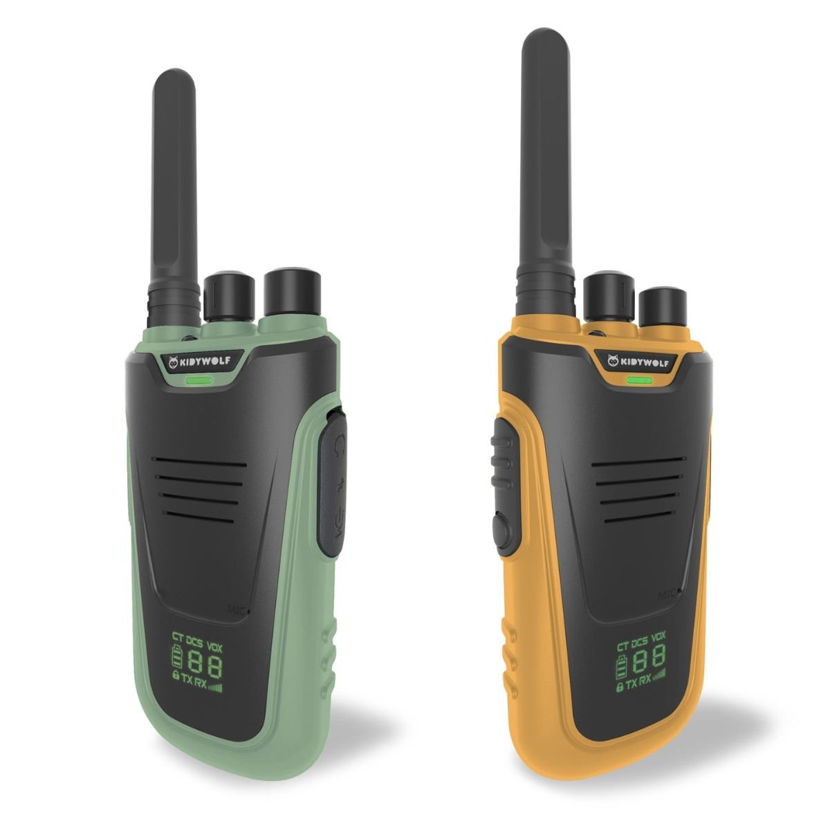 Talkie-Walkie Enfant Kidywolf - Communication Longue Portée 6 km | Jouet Espion Rechargeable USB-C