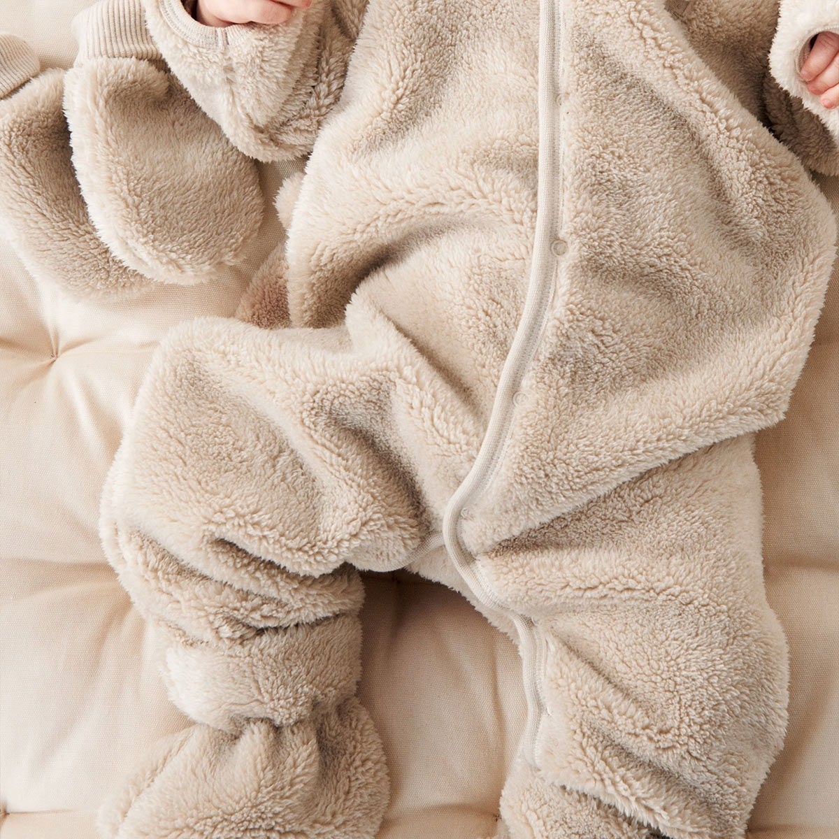 Coffret naissance moufles & chaussons Liewood - 100% coton ultra doux - Cadeau bébé cocooning - 9 mois - Beige - 9 mois - Beige (Liewood) - Image 1