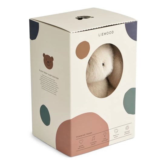 Peluche veilleuse Liewood - Lapin ou ourson LED - Bruits blancs apaisants - Recharge USB