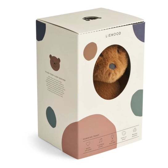 Peluche veilleuse Liewood - Lapin ou ourson LED - Bruits blancs apaisants - Recharge USB