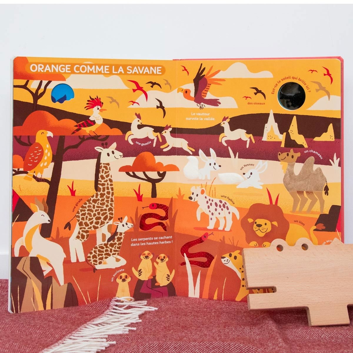 Grand Livre d'Éveil Sensoriel - Tapis d’Éveil Bébé | Matières à Toucher & Couleurs - Développement Sensoriel