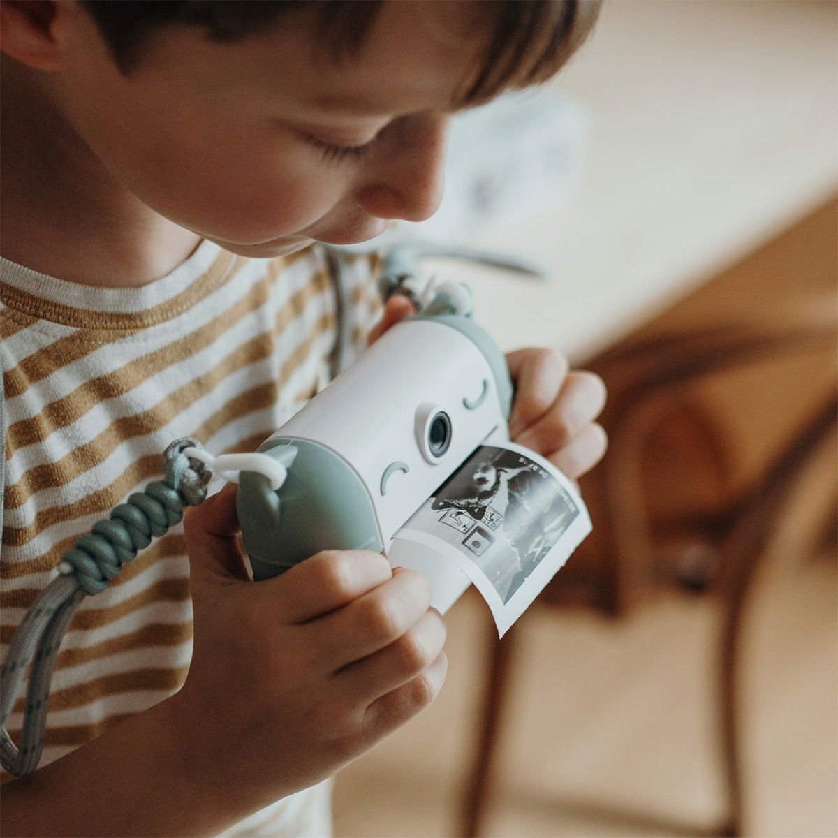 Appareil Photo Instantané Enfant Kidywolf - Impression Thermique | Caméra Selfie & Stockage SD - USB-C