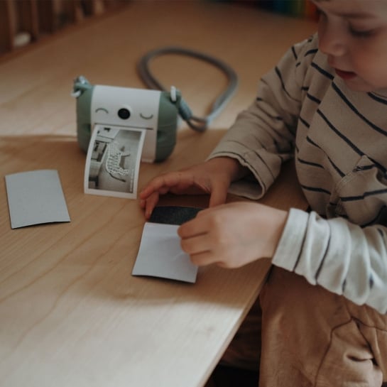 Appareil Photo Instantané Enfant Kidywolf - Impression Thermique | Caméra Selfie & Stockage SD - USB-C