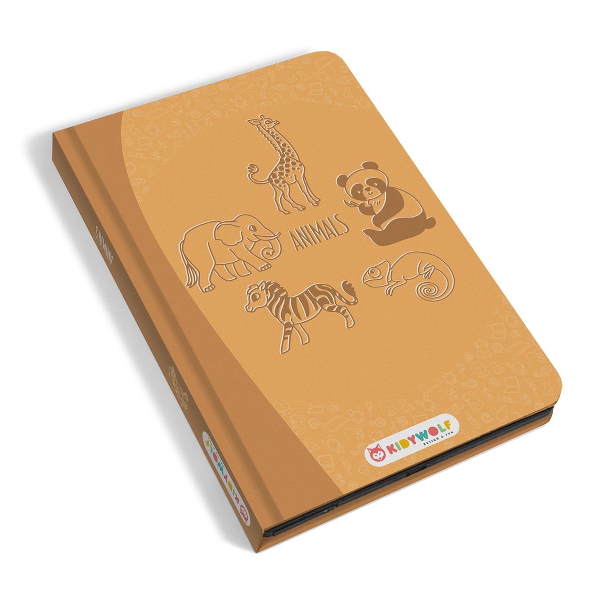 Kidywolf - Livre à Dessin Lumineux Kidywolf - Tablette Éducative Nomade | Stylet & Illustrations | Fonctionne à Piles