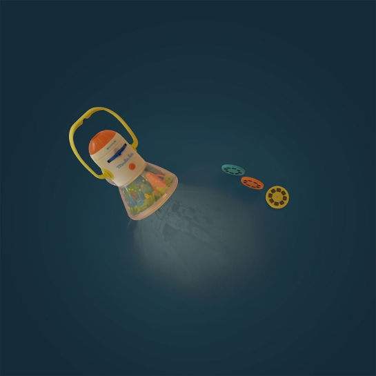 Lanterne à Histoires & Veilleuse Les Schmouks - Projecteur 3 en 1 | 32 Images Magiques - Nuit Apaisante