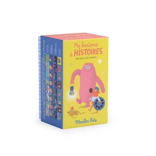 Lanterne à Histoires & Veilleuse Les Schmouks - Projecteur 3 en 1 | 32 Images Magiques - Nuit Apaisante