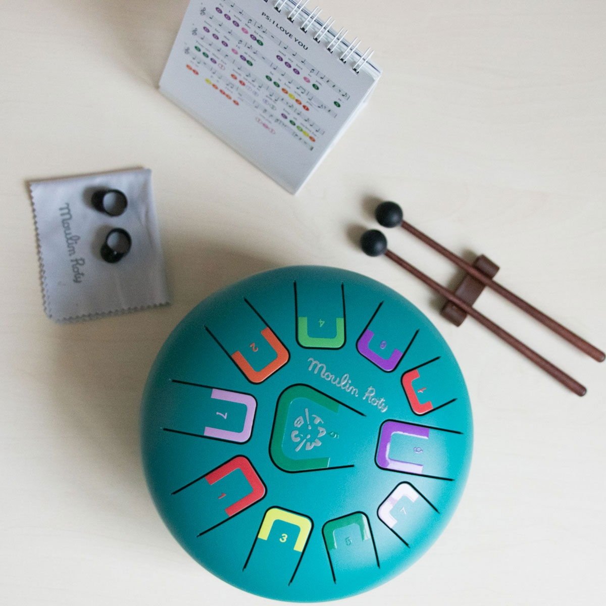 Tambour à Languettes Moulin Roty - Instrument Zen Enfant | Percussions, Coordination & Apprentissage