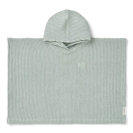 Poncho de bain Liewood – Coton biologique gaufré, doux & absorbant – Enfant, plage & sortie de bain