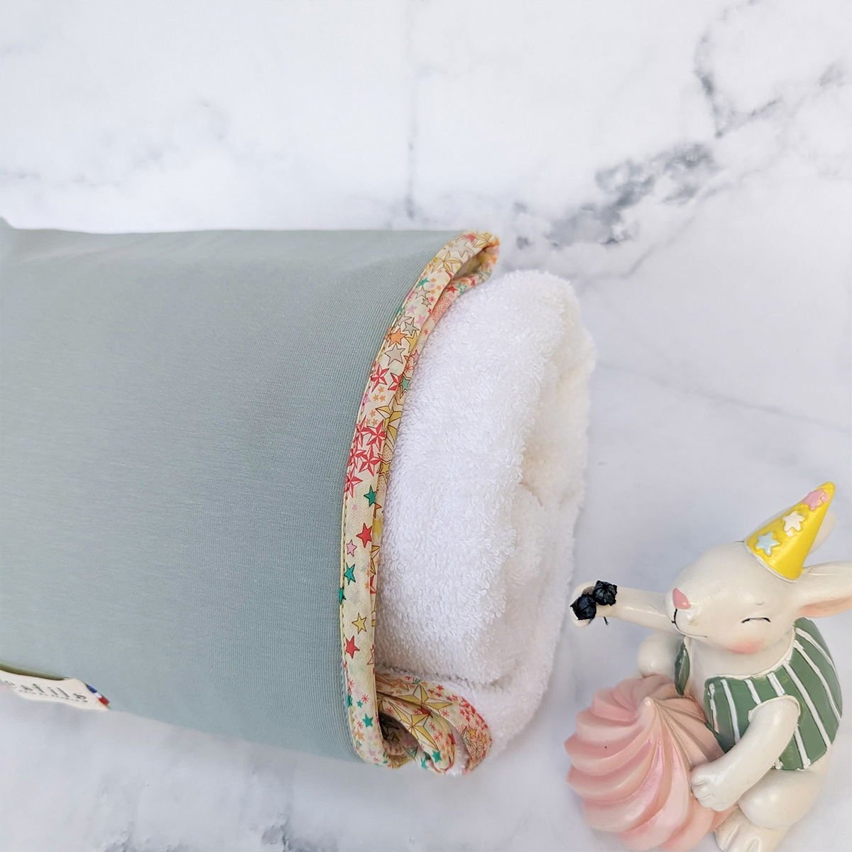 Cape de bain personnalisée Les Fils - Broderie prénom - 100% coton doux - Made in France